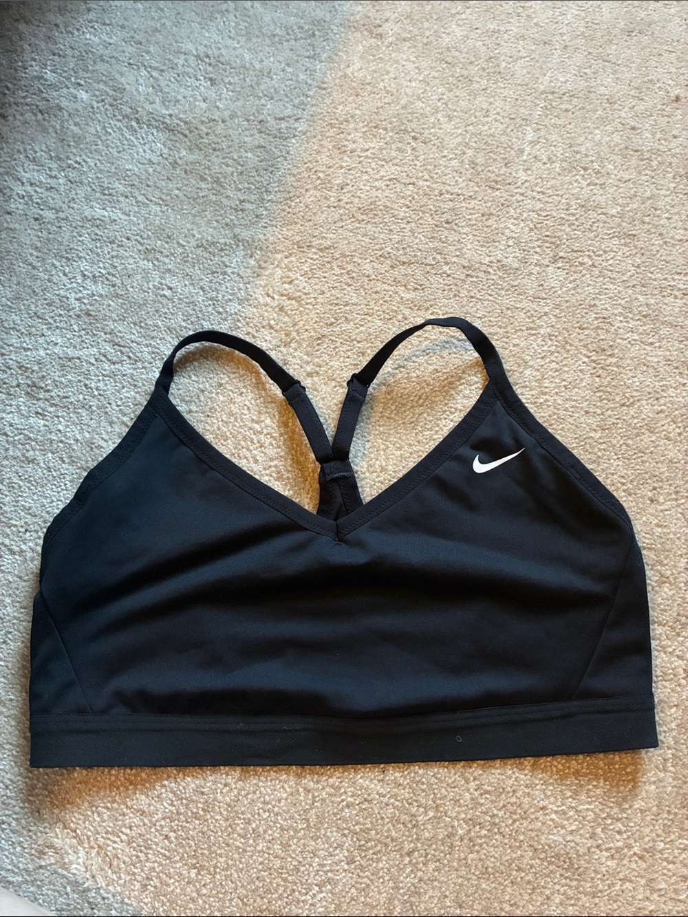 Nike Women's Black Racer Back Sports Bra